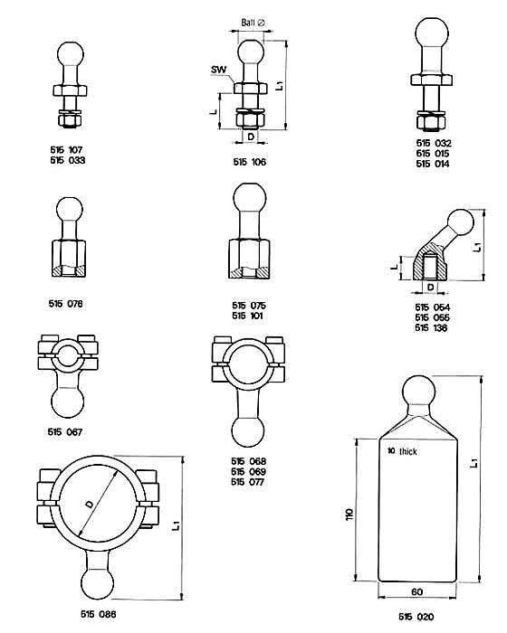 kogelbout M12 L