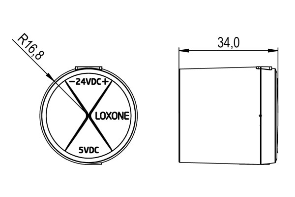 loxone Tellerinterface IR Air