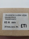 Diazed dz 63Amp D2/D3-passchroeven voor zekeringhouders E27/E33