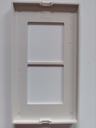 Afdekplaat Magic 2x2 modules voor ref. 504/42/nr IVOORKLEURIG oud model
