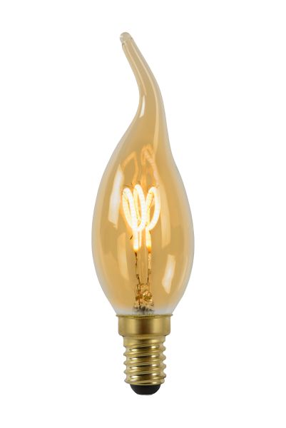 LED Bulb - Filament lamp - Ø 3,5 cm - LED Dimb. - E14 - 1x3W 2200K - Amber