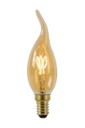 LED Bulb - Filament lamp - Ø 3,5 cm - LED Dimb. - E14 - 1x3W 2200K - Amber