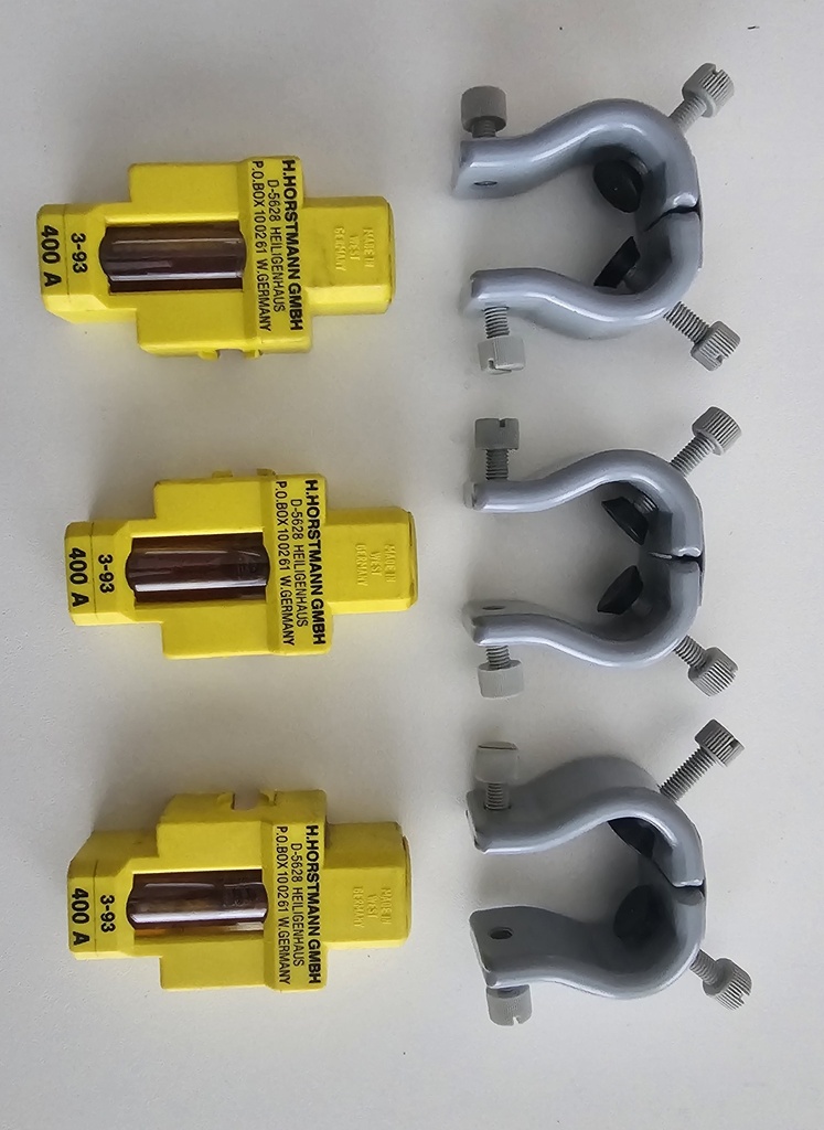 Vloeistofindicator kortsluitverklikker voor kabel Ø 20 - 30 mm 400A set van 3 stuks