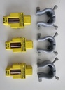 Vloeistofindicator kortsluitverklikker voor kabel Ø 20 - 30 mm 400A set van 3 stuks