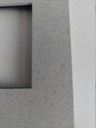 ENKELVOUDIGE AFDEKPLAAT Pure concrete