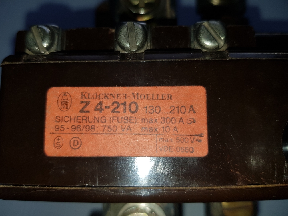 Z4-210 / 130-210a thermische overbelastingsrelais
