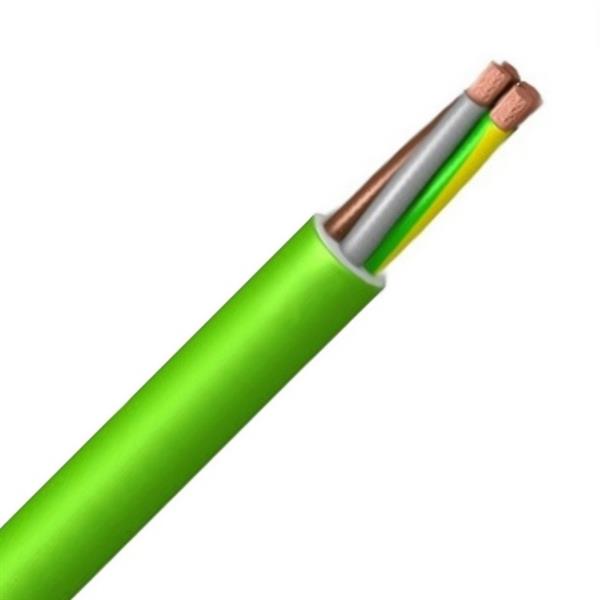 RZ1-K voedingskabel LS0H flexibel 1kV Kema Keur groen Cca s1ad1a1 4G4mm²