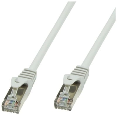 Patch cord U/UTP CAT6 CCA PVC grijs 5mm