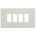 Afdekplaat Magic 4 modules voor ref. 504/4 IVOORKLEURIG oud model
