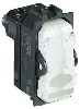 LivingLight - Enkelpolige schakelaar  16AX 250V 1 module steekklemmen z. toets BTICINO (kopie)
