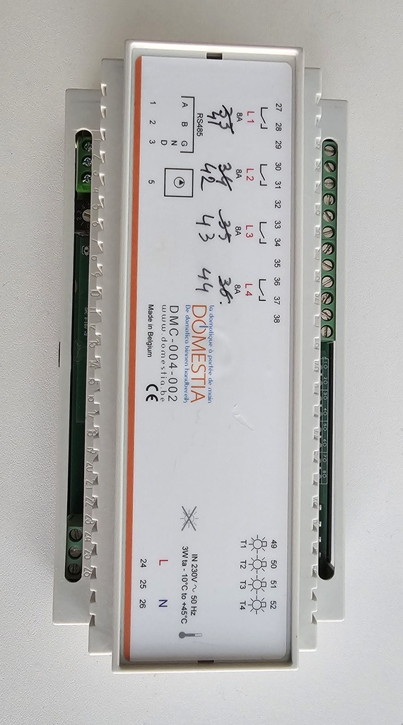 Domestia - Uitbreidingsmodule 4  uitgangen gebruikt 