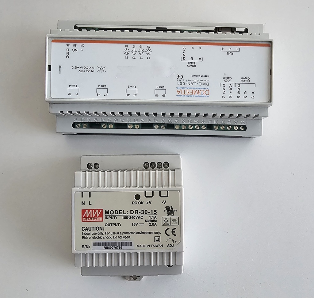 Domestia - Bijkomende besturingseenheid gebruikt
