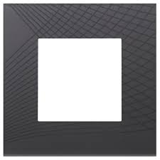 ENKELVOUDIGE AFDEKPLAAT Pure vloeiend antraciet