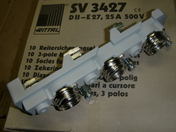 SV Zekeringhouder D II-E 27 25A