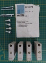 strooomrailhouder E-CU 30x10 800A Set. 4st