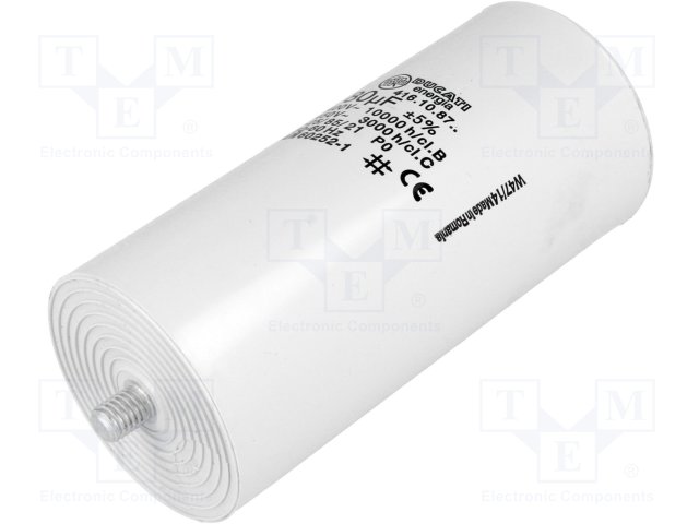Condensator motoren 80uF 425VAC Ø55x117mm ±5% DUCATI ENERGIA