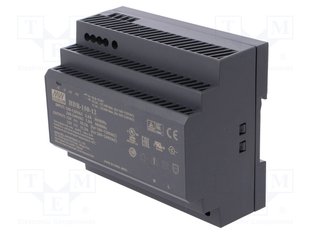 Industriële voeding voor DIN-RAIL - Mean well 24V 100W (kopie)