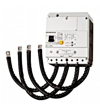 MC1-4-XFIR Differentïeelblok type A lateraal 160A 4P 30mA-3A