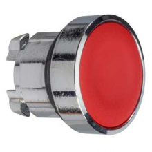 [ZB4BA4] KOP DRUKKNOP VERZONKEN ROOD VERCHROOMDE KRAAG DIAM.22MM