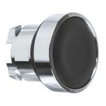 [ZB4BA2] KOP DRUKKNOP VERZONKEN ZWART VERCHROOMDE KRAAG DIAM.22MM
