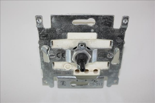 [09-017 09017] pr 20 inbouw dimmer capacitieve/resistieve belastingen, max. 320W