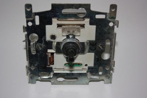 [310-01600] sokkel voor draaiknopdimmer 500 VA, 2-draads
