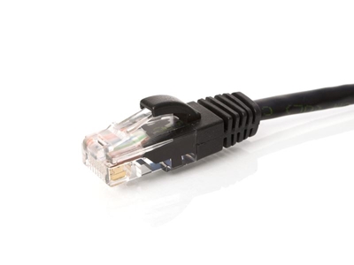 [CP2023U] Patch cord U/UTP CAT6 CCA PVC zwart 0,5m