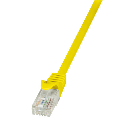 [CP2027U] Patch cord U/UTP CAT6 CCA PVC geel 0,5m 