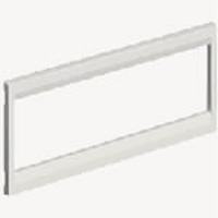 [16136F/6] Afdekplaat wit voor frame Multibox 16135