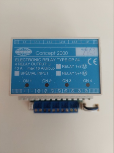 Concept 2000 CP24 relais 4 uitgangen (gebruikt)