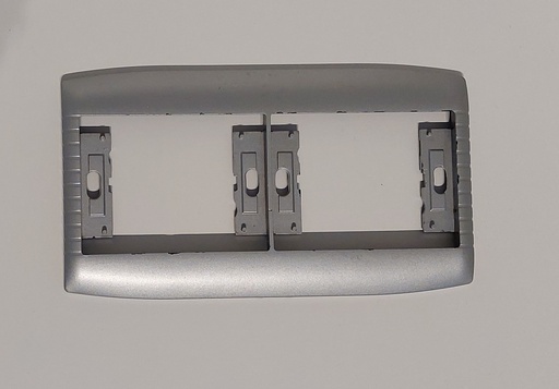 [47-432] da Vinci Sterling tweevoudige afdekplaat horizontaal centerafstand 71mm (gebruikt)