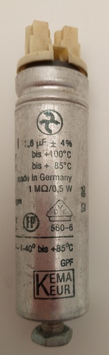 Condensator MP 3,6µF 420VAC Ø25x80mm m8 ±4% (kopie)