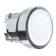 [ZB4BA1] KOP DRUKKNOP VERZONKEN WIT VERCHROOMDE KRAAG DIAM.22MM 