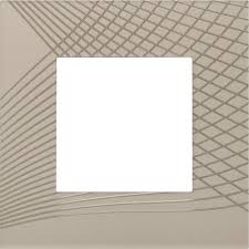 [230-76100] ENKELVOUDIGE AFDEKPLAAT Pure vloeiend champagne