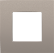 [123-76100] AFDEKPLAAT ENKELVOUDIGE INTENSE BRONZE COATED