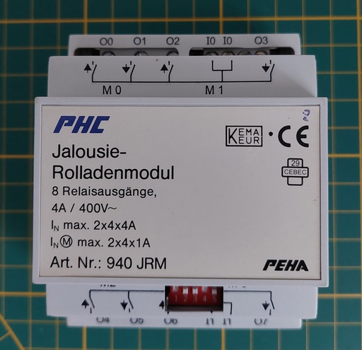 [940 JRM] PEHA - Uitgangsmodule 230 V AC, DIAG, met 8x potentiaalvrjie uitgang (kopie)