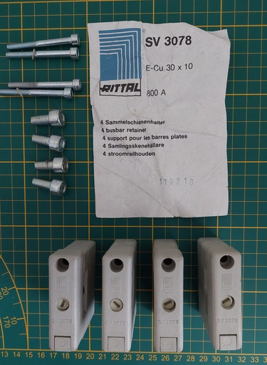 [SV3078] strooomrailhouder E-CU 30x10 800A Set. 4st