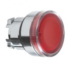 [ZB4BW343] KOP DRUKKNOP VERLICHT(LED) VERZONKEN ROOD DIAM 22MM