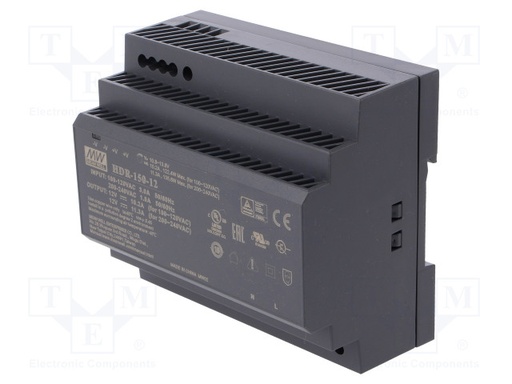 [HDR-150-12] Industriële voeding voor DIN-RAIL - Mean well 24V 100W (kopie)