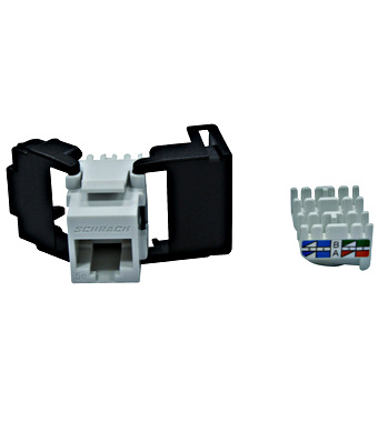 [HSEMRJ5UWS] TOOLLESS LINE Keystone RJ45 niet afgeschermd Cat.5e (SFA)