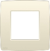[100-76100	10076100] Afdekplaat enkel creme